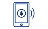 Phone with Coin Icon