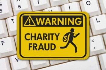 "Warning Charity Fraud"