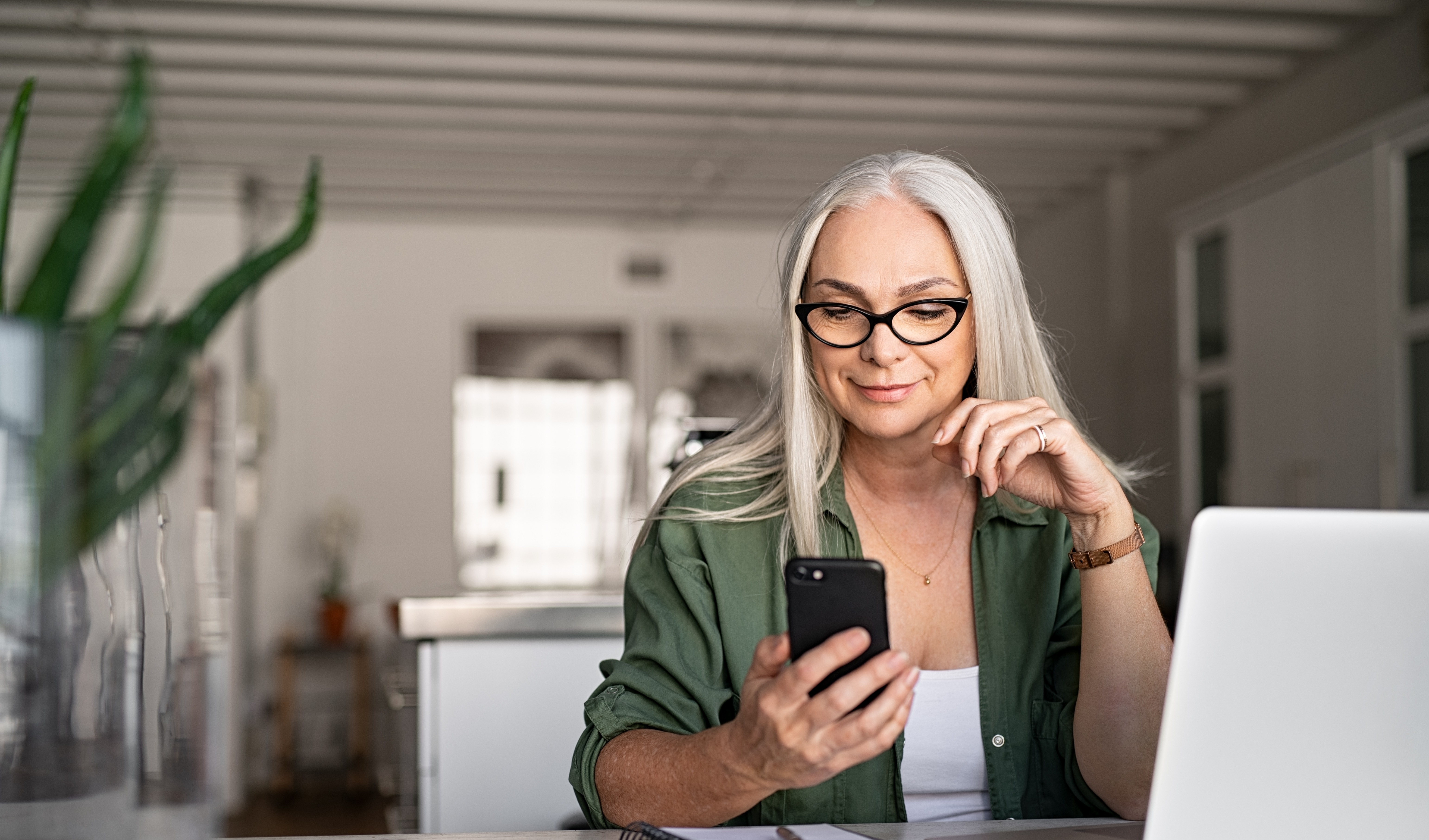 Person using Their Phone