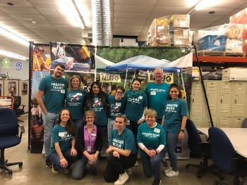 Group of Volunteers Posing for Photo