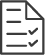 Document with Checkmarks Icon