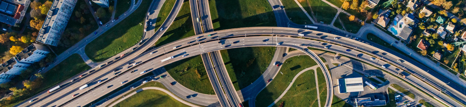 Distant View of Various Highways