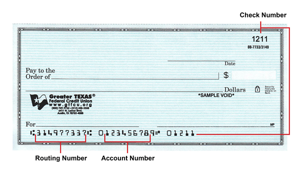 What is Your Routing / ABA Number? › Greater Texas Credit Union