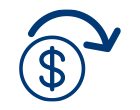 Coin with Forward Arrow Icon
