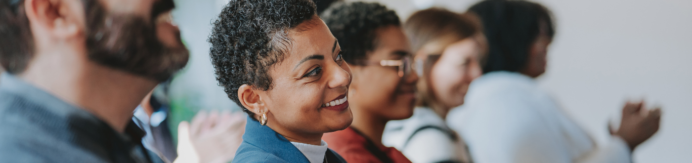 Happy Crowd at Conference